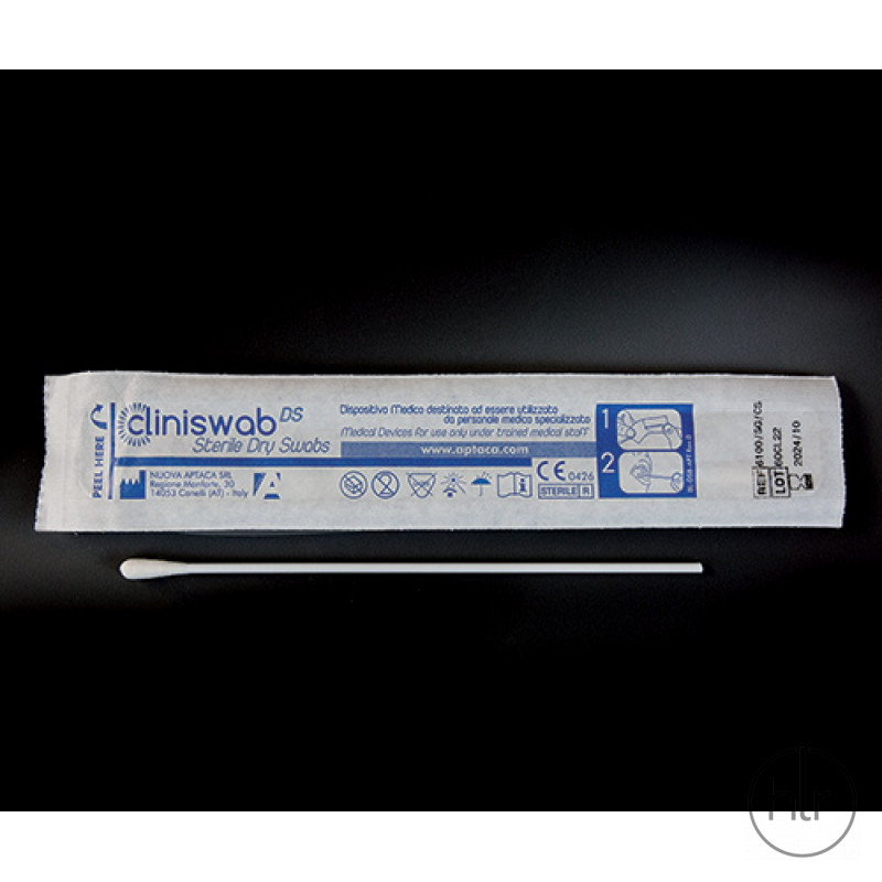 Аплікатор (пластикова паличка з візкозною намоткою) стерильний,(уп 1000шт) (6100/SG/CS) Aptaca S.p.A., Італія